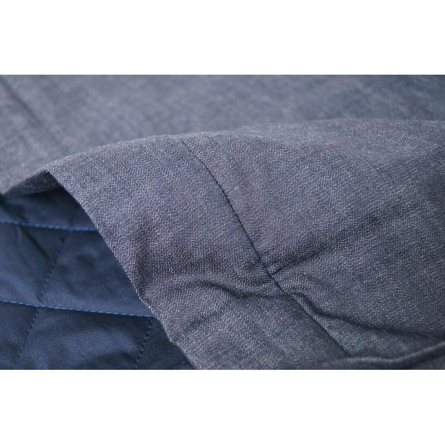 ひめか】綿入りはんてん 日本製 半天 どてら カイハラデニム ピマ綿 5099