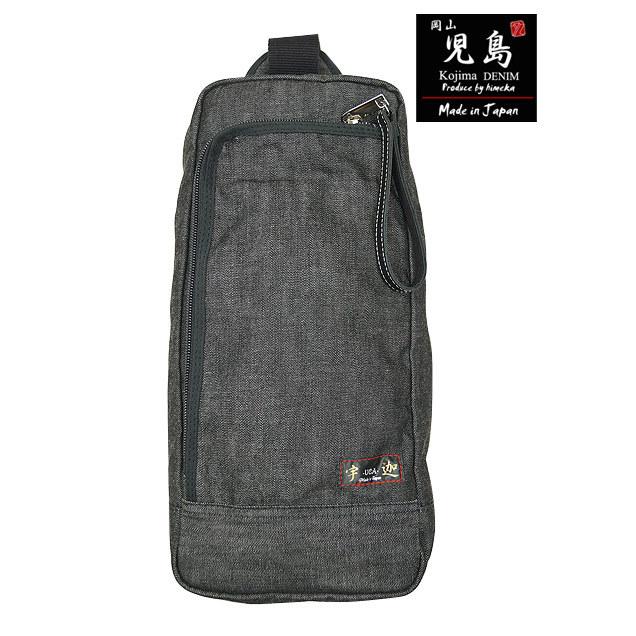 宇迦 岡山 児島デニム ボディバッグ118 日本製 楽天市場】児島ジーンズ