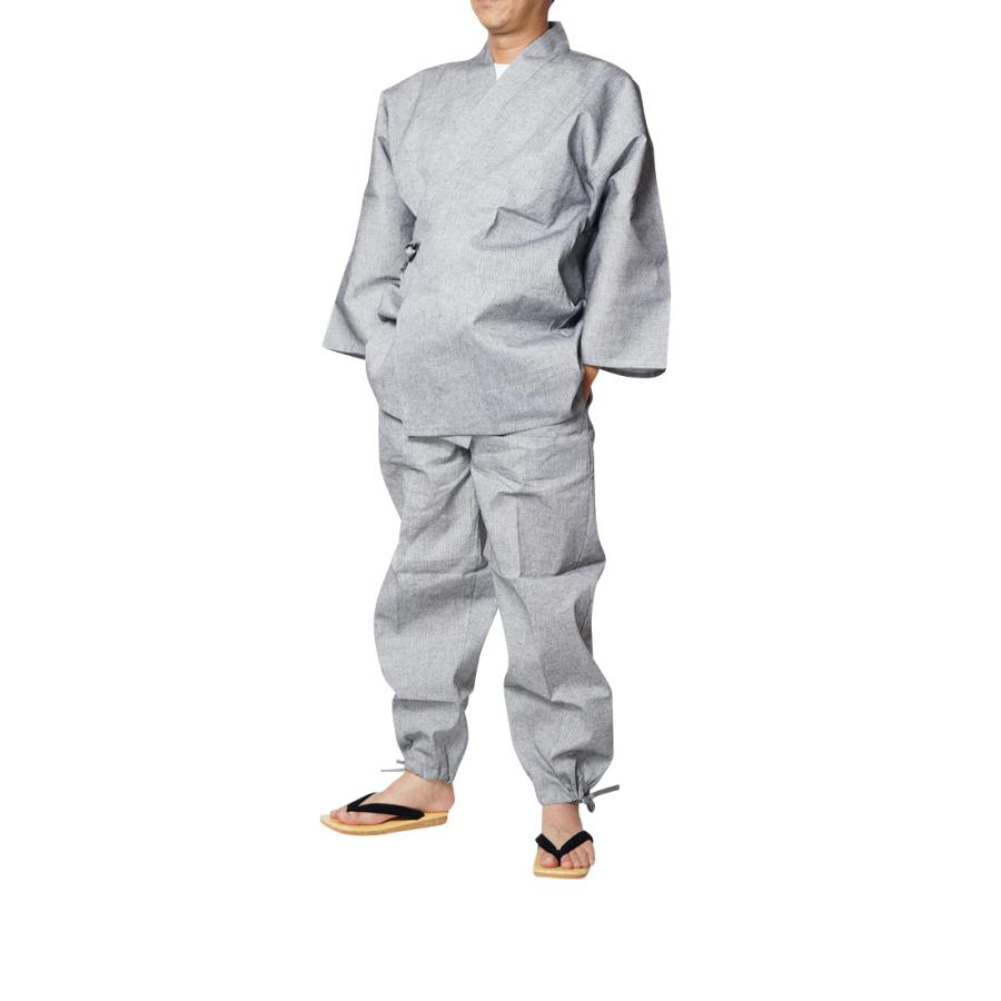 ひめか 【ひめか】作務衣 日本製 夏用 メンズ しじら織り作務衣 さむえ