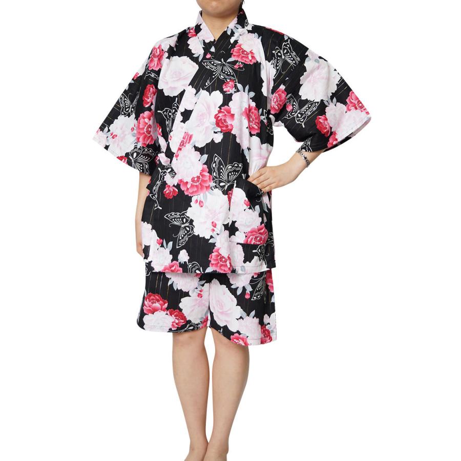 ひめか 甚平 レディース 女性 2913ラメ ｂボタン ｌｌ Ac2 21 作務衣と甚平和専門店 ひめか 通販 Yahoo ショッピング