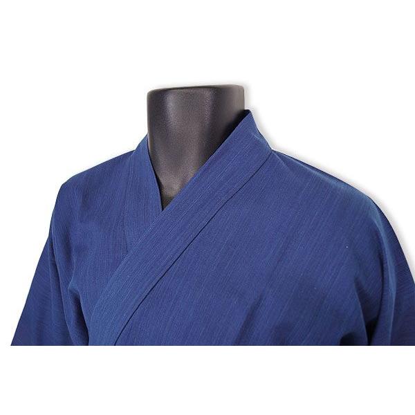 作務衣 日本製 メンズ 武州 正藍染作務衣 さむえ 綿100％ 2005 M/L/LL サムエ 部屋着 作業着 普段着 父の日 敬老の日 ギフト 還暦 和装 40代 50代 60代 70代の画像