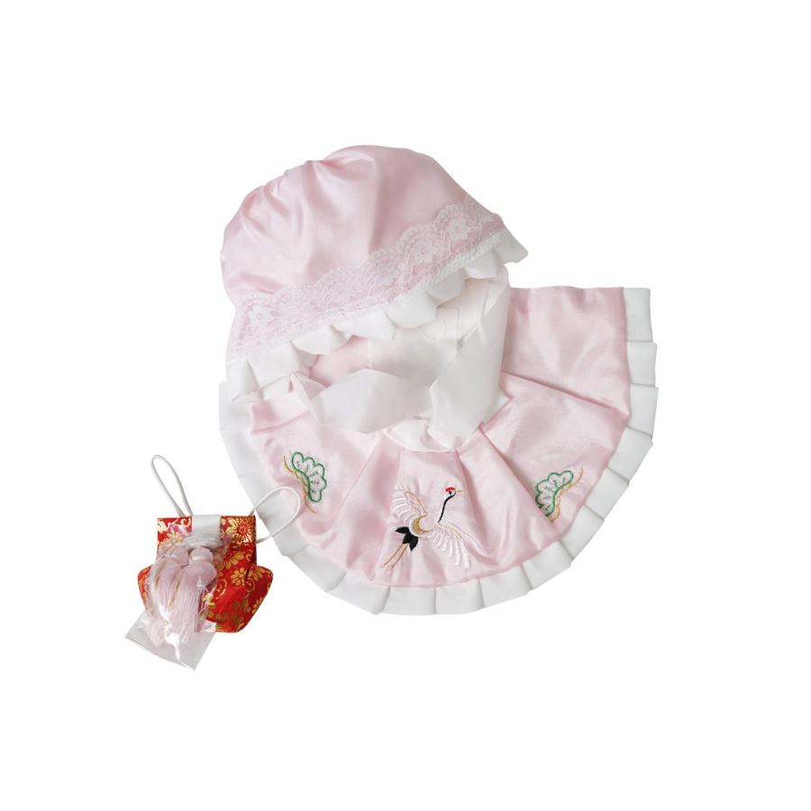 お宮参り よだれかけ お宮参りフードセット 初着 産着 男女兼用 日本製 Fuoodset 作務衣と甚平和専門店 ひめか 通販 Yahoo ショッピング