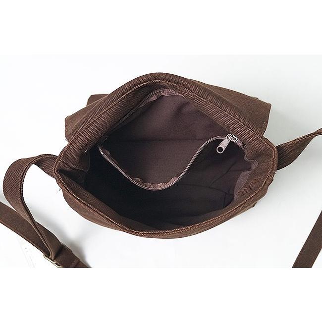 柿渋 帆布 ショルダー バッグ 香樹愛留 9010 日本製 斜め掛け : 作務衣