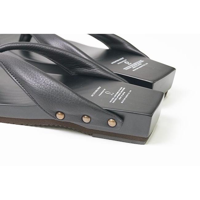 ひめか 下駄 メンズ みずとりの下駄-ひのき 鼻緒本革 手作り[SELF]逸品