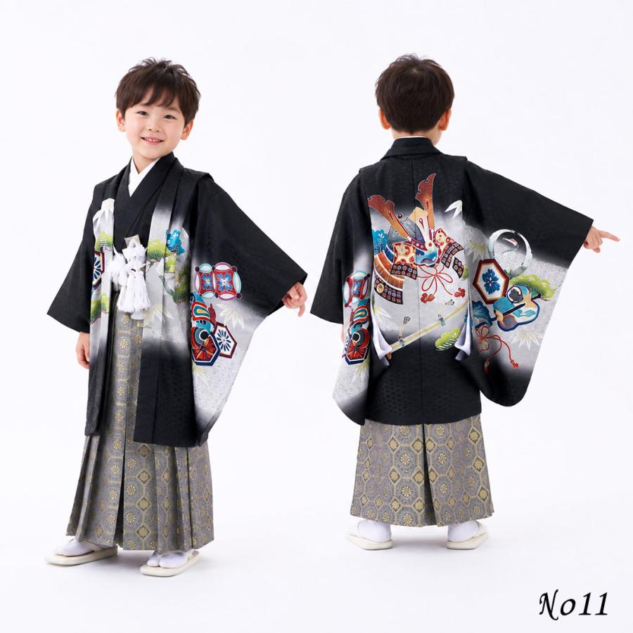 七五三 着物 男の子 5歳 袴 PO-112 購入 販売 鷹兜松 鷹 兜 男児 753