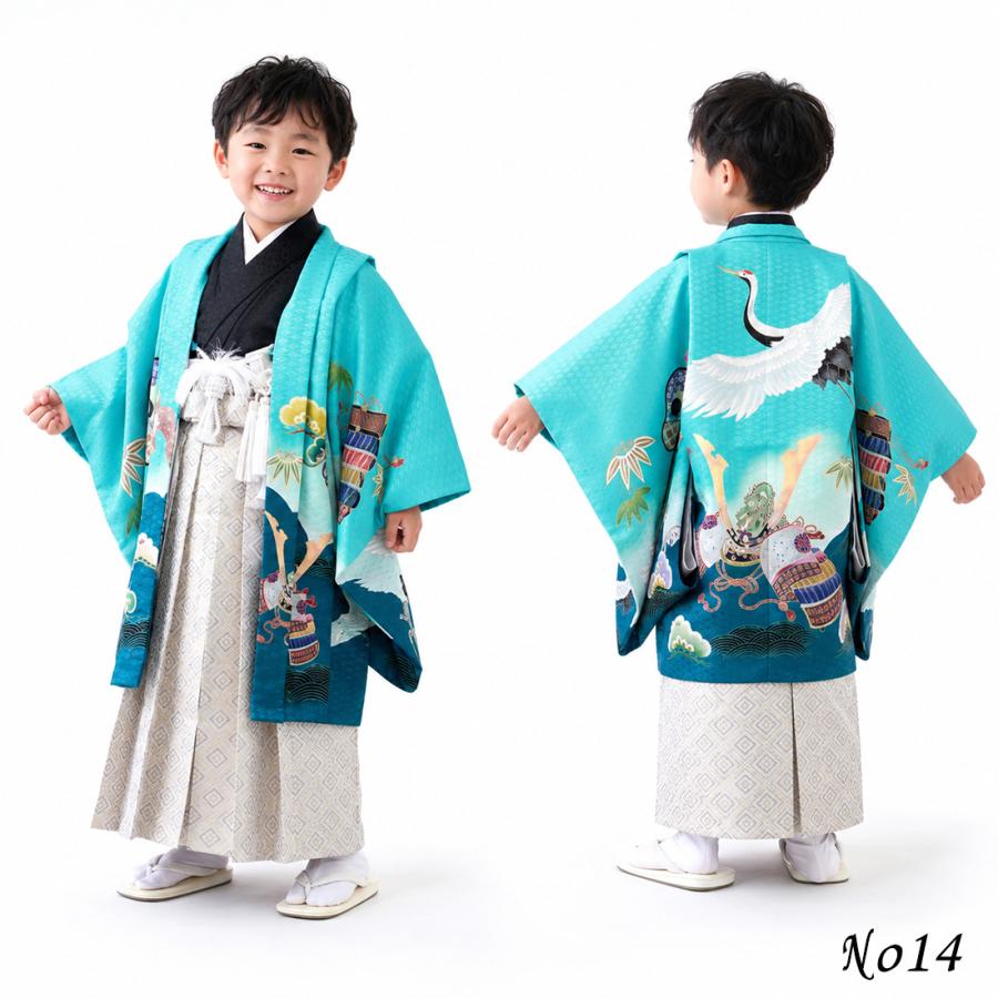 七五三 着物 男の子 5歳 袴 PO-112 購入 販売 鷹兜松 鷹 兜 男児 753
