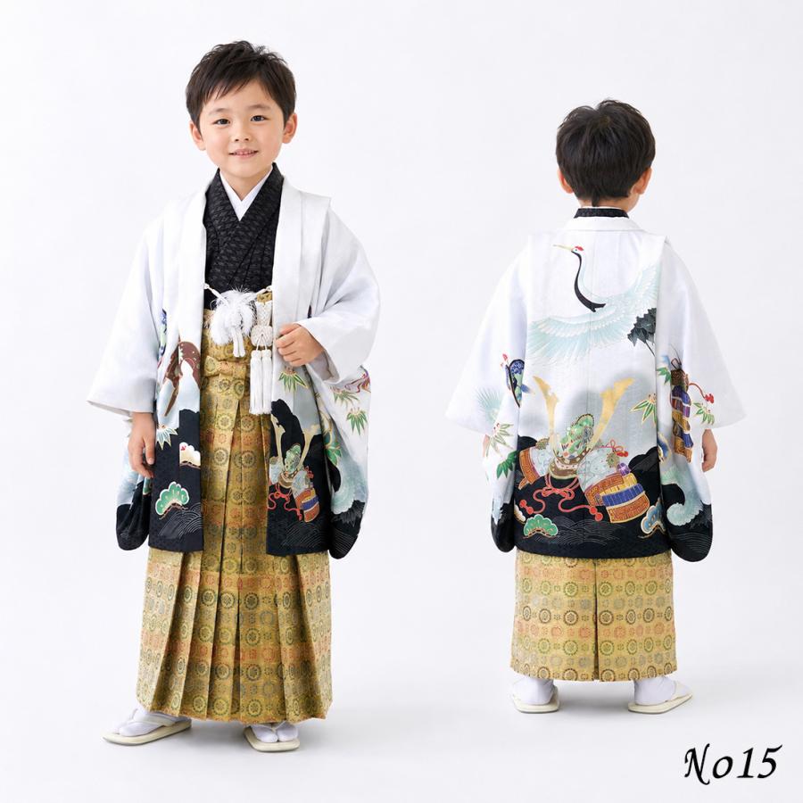 七五三 着物 男の子 5歳 袴 PO-112 購入 販売 鷹兜松 鷹 兜 男児 753