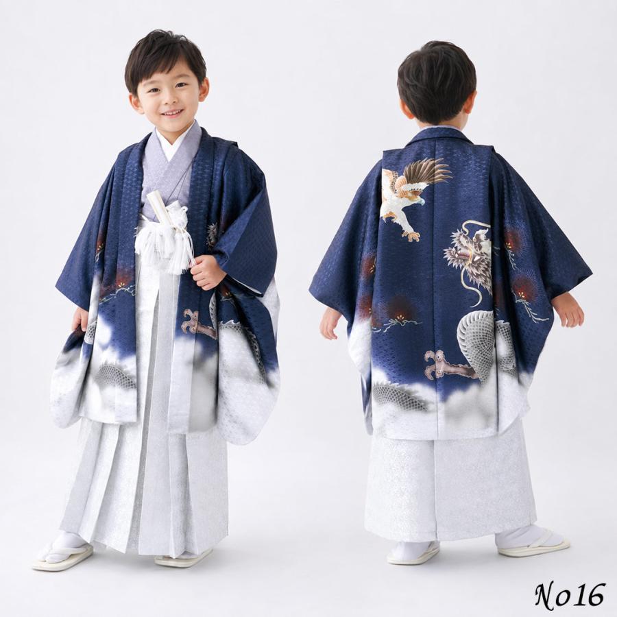 七五三 着物 男の子 5歳 袴 PO-112 購入 販売 鷹兜松 鷹 兜 男児 753