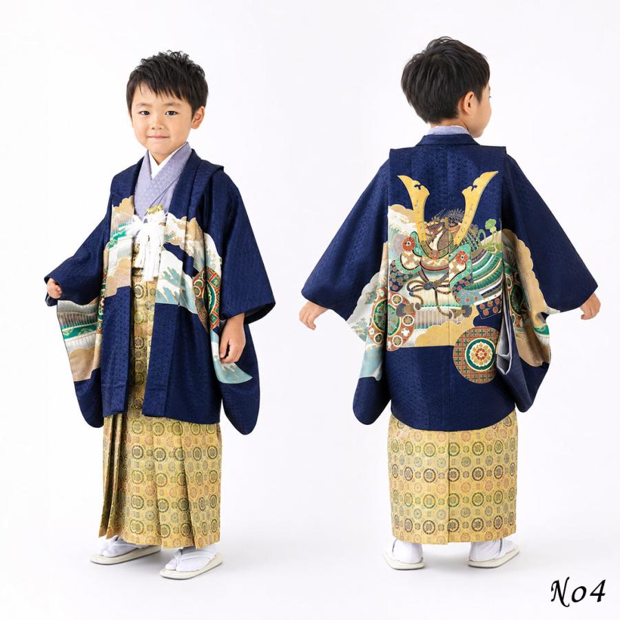 七五三 着物 男の子 5歳 袴 PO-112 購入 販売 鷹兜松 鷹 兜 男児 753