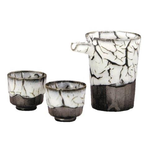 生活応援価格！京焼・清水焼 白かひらぎ 片口酒器 酒器 日本酒 晩酌 ぐい呑 贈り物 プレゼント(お取り寄せ商品 欠品時約1ヶ月程度)