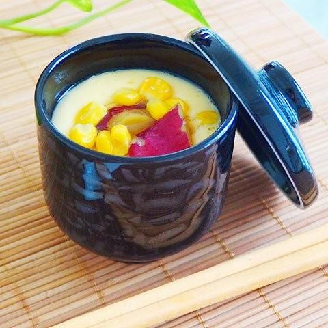 和食器 茶碗蒸し 蓋付き 茶碗蒸碗 豆蒸碗 黒釉ウズ 美濃焼 おしゃれ 陶磁器と雑貨himetomaro 通販 Yahoo ショッピング