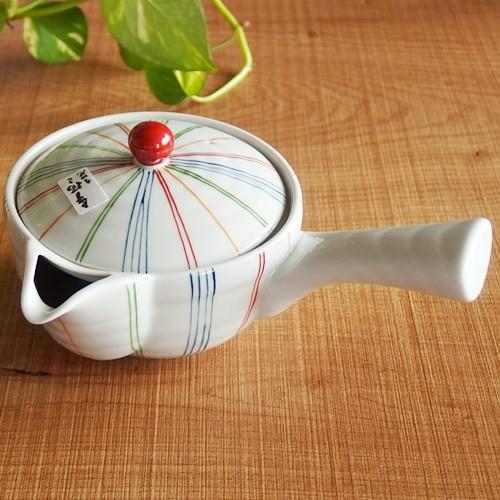 石丸陶芸 生活応援価格！和食器 有田焼 波佐見焼 急須 四色十草 茶漉し