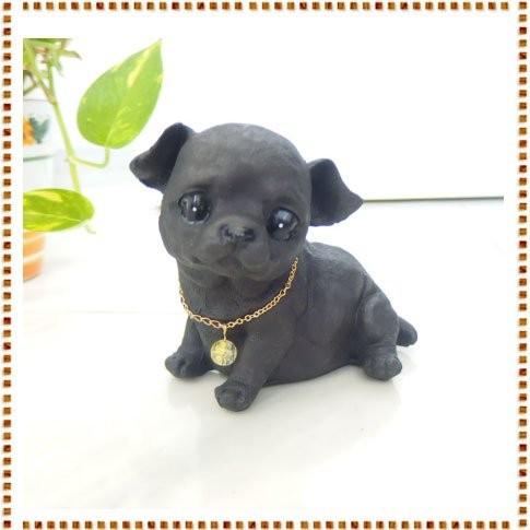生活応援価格！横浜炭物語 風水ドッグ犬シリーズ チワワ 置物 お洒落 