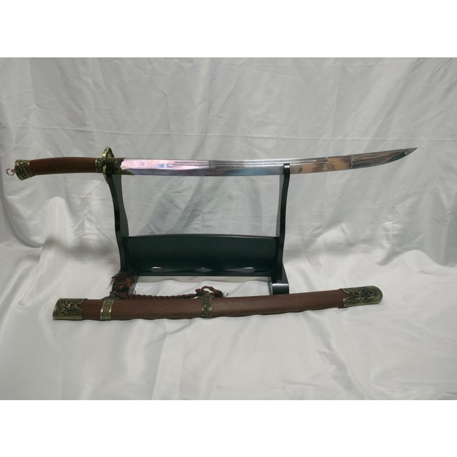 模擬刀　中国剣 繍春刀 アルミ合金刀身 模造刀 中国剣 太極拳演武用 : 張安堂