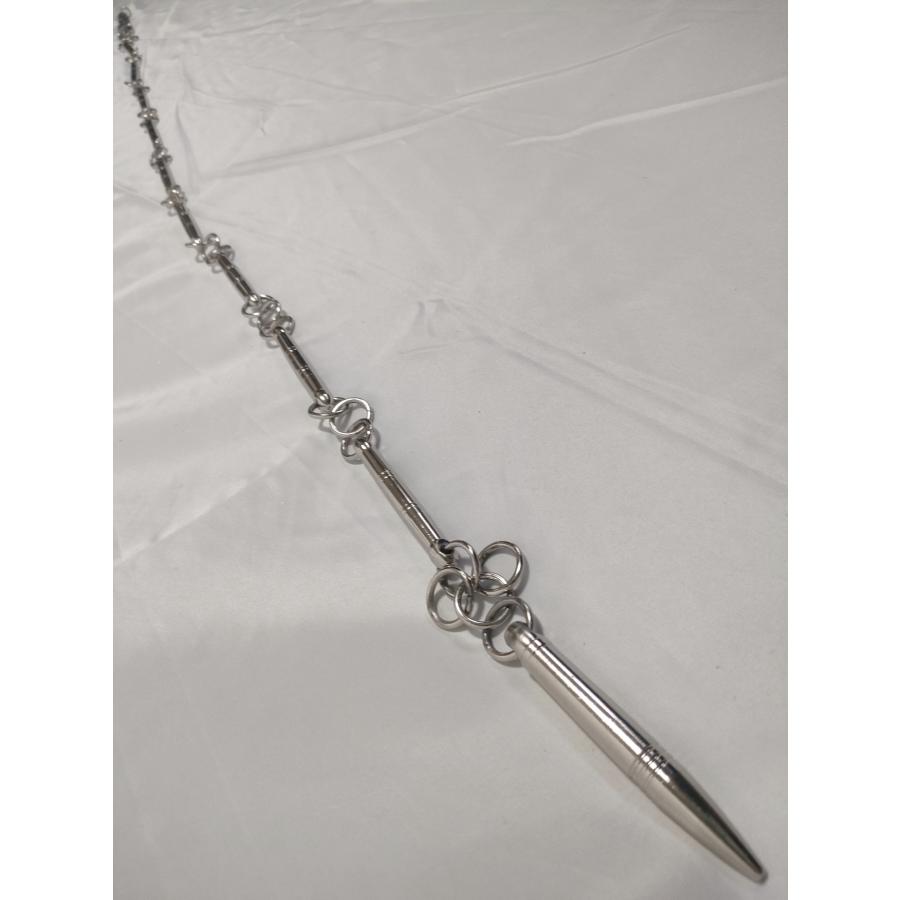 9節の棒，武具を身につける，身をまもる，純銅 九節棍 鉄製 武具レプリカ 太極拳演武用 : 張安堂 Yahoo!店 - 通販
