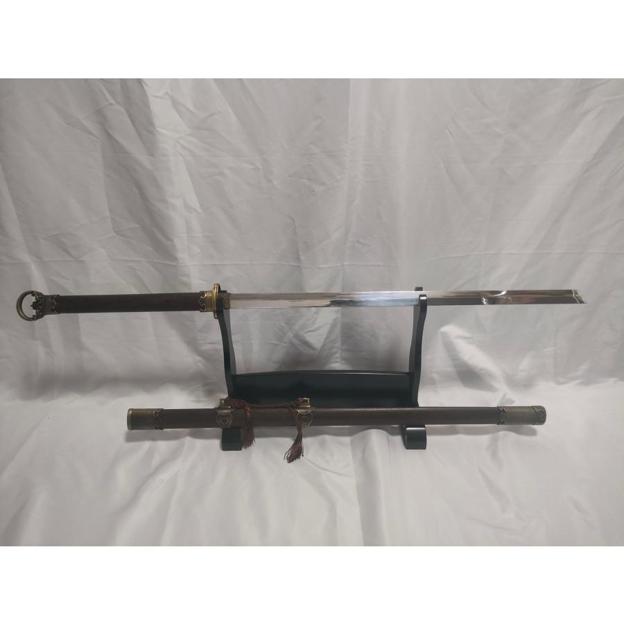 環頭大刀1 アルミ合金刀身 模造刀 中国剣 古代日本刀 : 張安堂