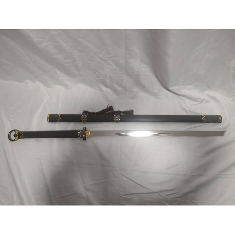 環頭大刀2 アルミ合金刀身 模造刀 中国剣 古代日本刀 : 張安堂