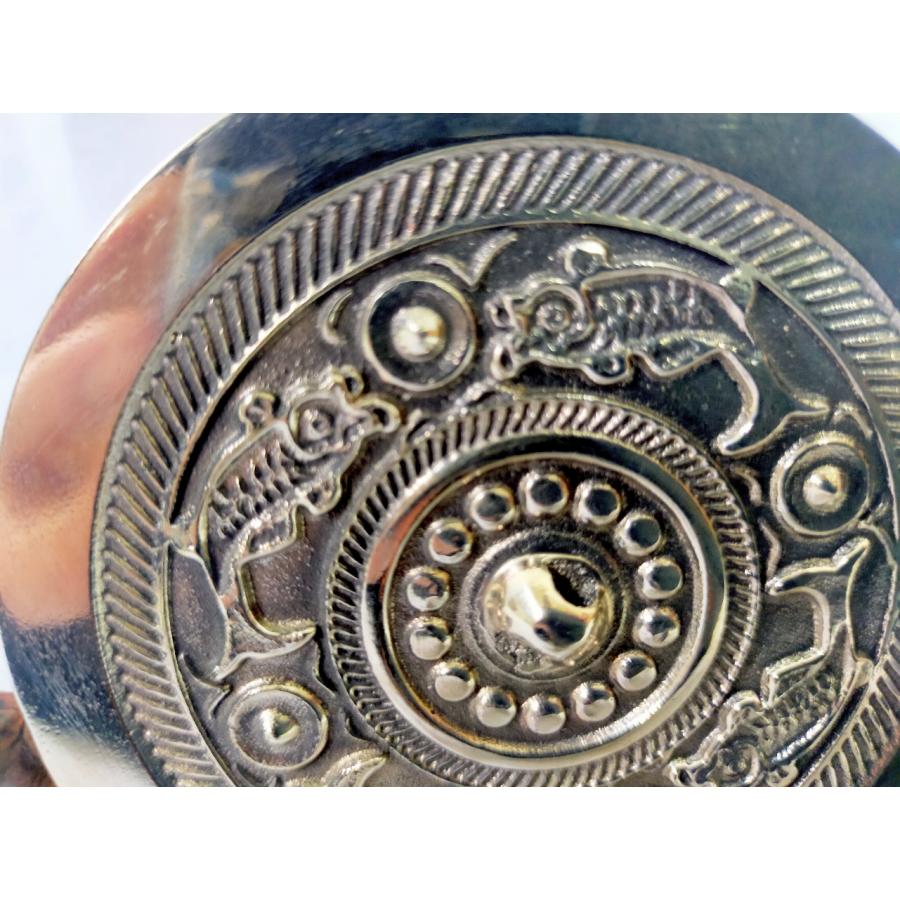 実用青銅鏡(小)B 高錫青銅製 卓上ミラー 手鏡 青銅器レプリカ 実用青銅鏡(小)B 高錫青銅製 卓上ミラー 手鏡 青銅器レプリカ