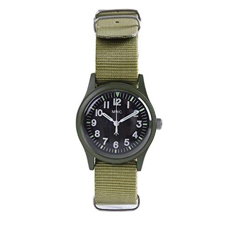 公式サイト Military MIL/1966/OL MWC Watch (グリーン) オリーブグリーン ブロードアロー 腕時計