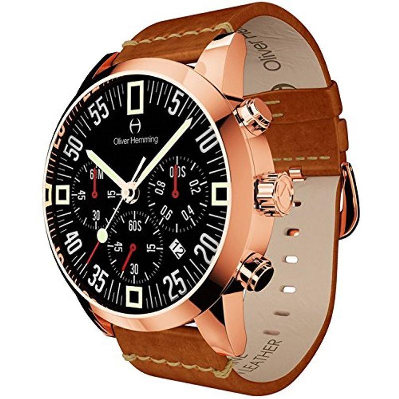 ★お求めやすく価格改定★ WTC17R80BVT 腕時計 オリバーヘミング メンズ ブラウン 正規輸入品 腕時計