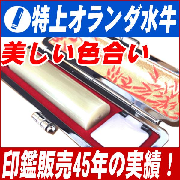 印鑑 実印 銀行印 はんこ 特上オランダ水牛印鑑 15ｍｍ ケース付 印鑑セット 男性 女性 日用品 印鑑 作成