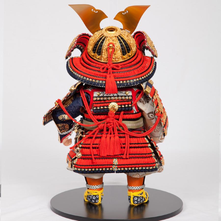 五月人形 鎧着大将 幸一光 洋 金沢箔屏風 : 人形の館石倉 - 通販