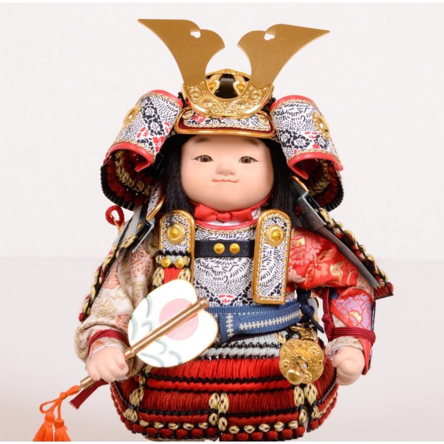 五月人形 鎧着子供 幸一光 輝 金屏風_6