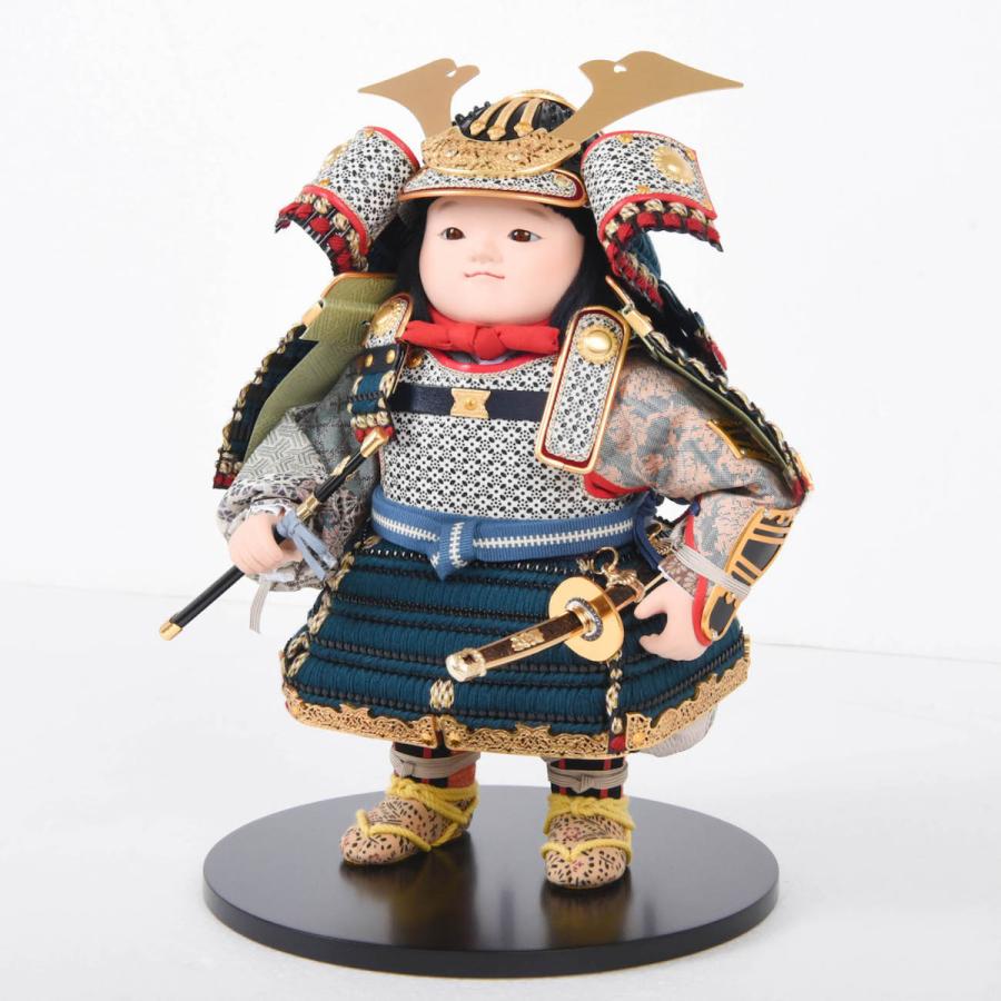 五月人形 鎧着大将飾り 幸一光 拓 金屏風 : 人形の館石倉 - 通販
