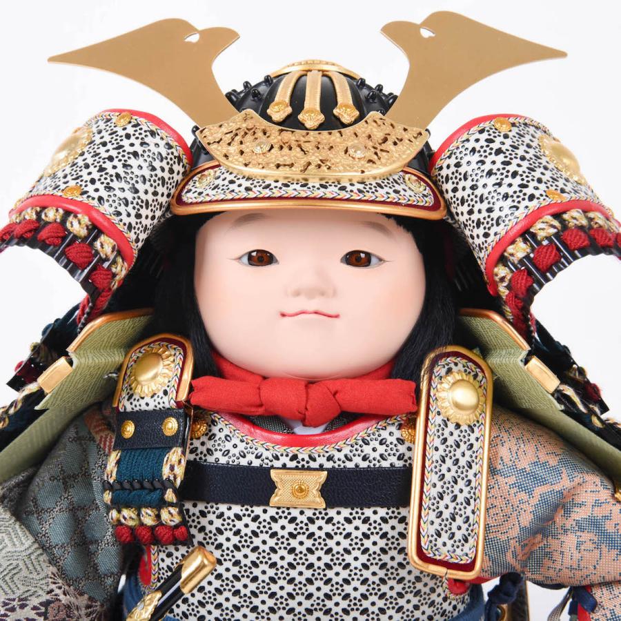 五月人形 鎧着大将飾り 幸一光 拓 金屏風 : 人形の館石倉 - 通販