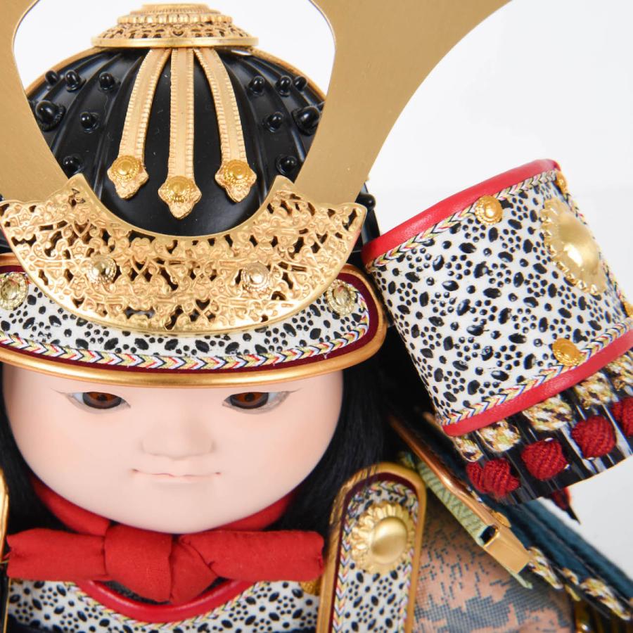 五月人形 鎧着大将飾り 幸一光 拓 金屏風 : 人形の館石倉 - 通販