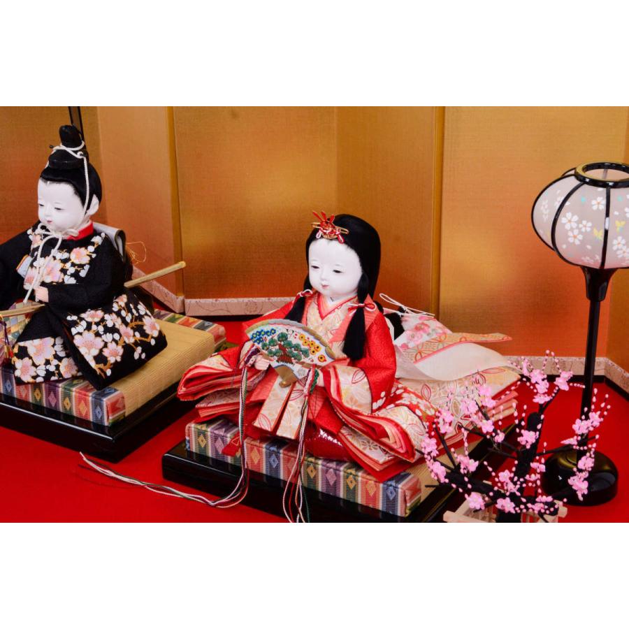 ひな人形 三五 桐塑頭 小倉草園 味岡映水_4