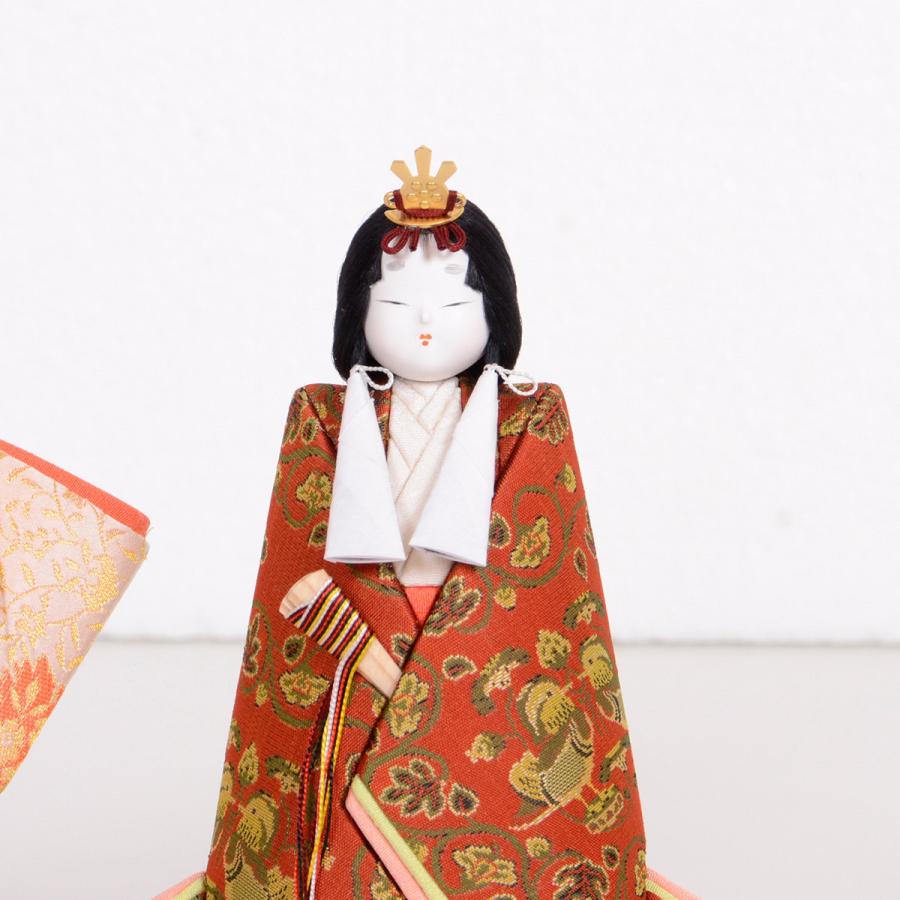 雛人形 小型 木目込人形 立ち雛 鈴木賢一 寿々喜 龍村裂 : 人形 雛人形 小型 木目込人形 立ち雛 鈴木賢一 寿々喜 龍村裂 : 人形
