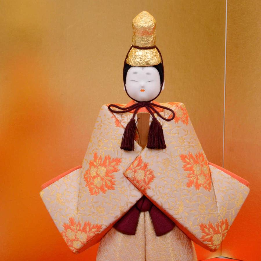 雛人形 小型 木目込人形 立ち雛 鈴木賢一 寿々喜 龍村裂 : 人形の館