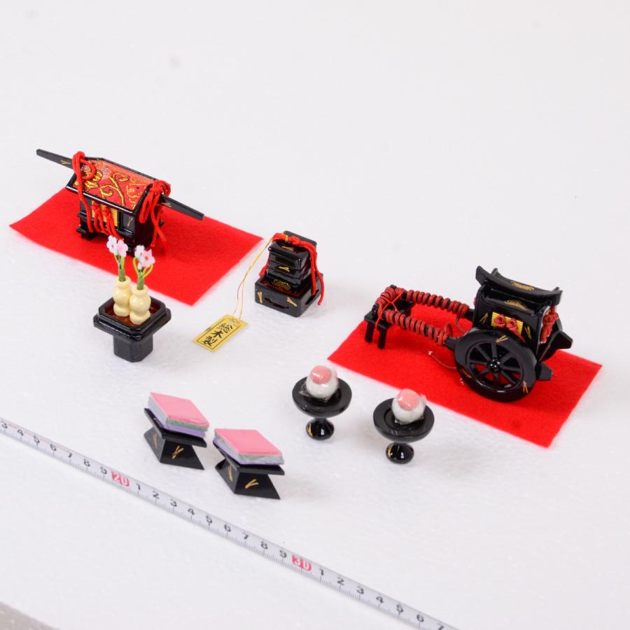 雛人形 小道具単品 お道具六点セット 松葉 : 人形の館石倉 - 通販