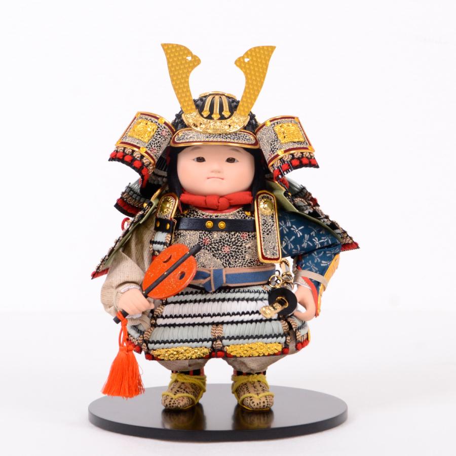 五月人形 鎧着大将飾り 幸一光 宙(そら) 子供大将 五月人形 五月人形 幸一光 松崎人形 子供大将飾り 平飾り 健 黒小札 赤糸威 忠保製鎧 ペーパーウッド飾台 江戸唐紙片袖屏風 鯉幟付 h275-koi-5015