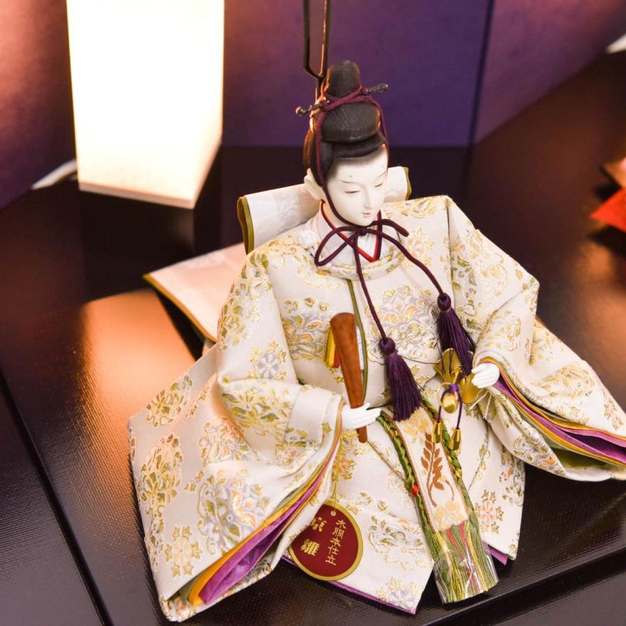 雛人形 三五 親王飾り 白金本仕立 : 人形の館石倉 - 通販 - Yahoo