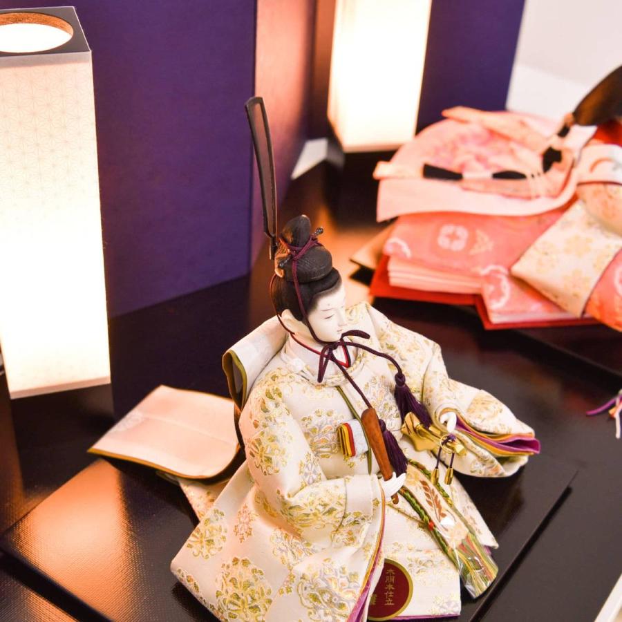 雛人形 三五 親王飾り 白金本仕立 : 人形の館石倉 - 通販 - Yahoo