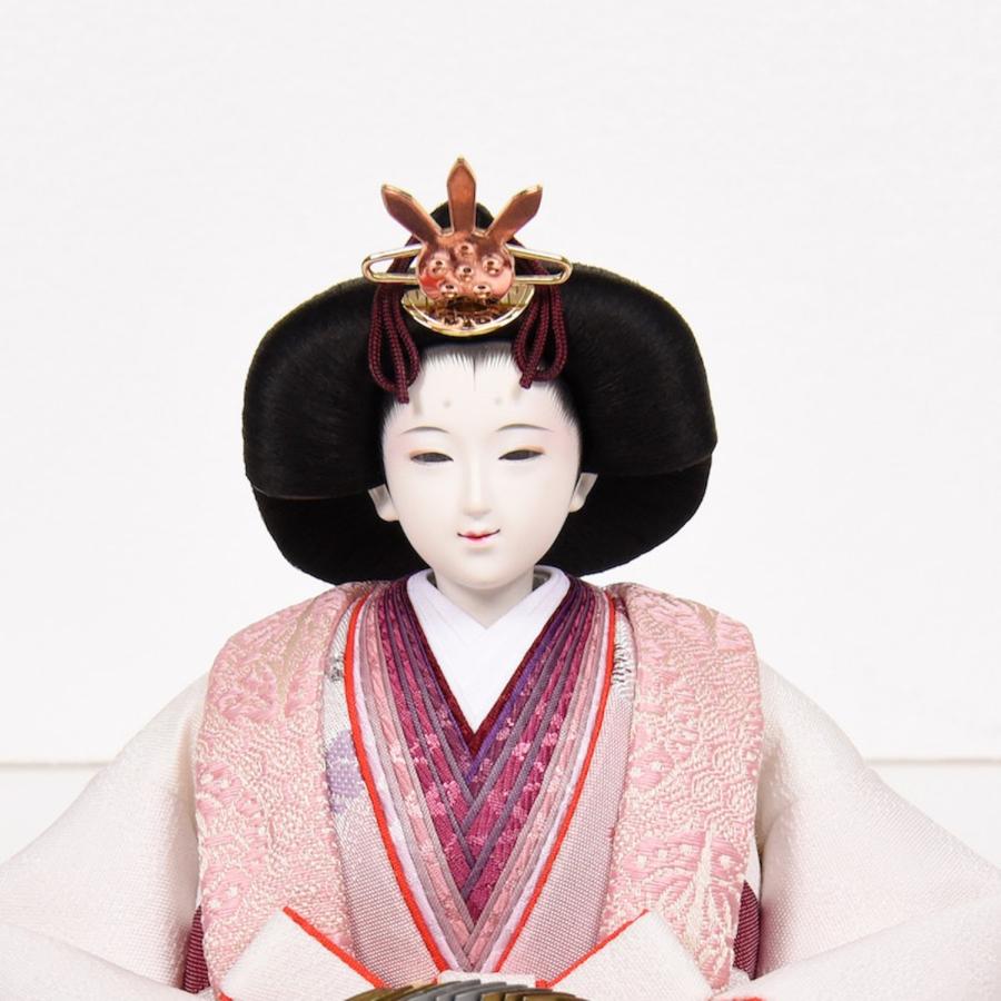 雛人形 二人飾り 田村芙紗彦 熊倉基安 しだれ桜_9
