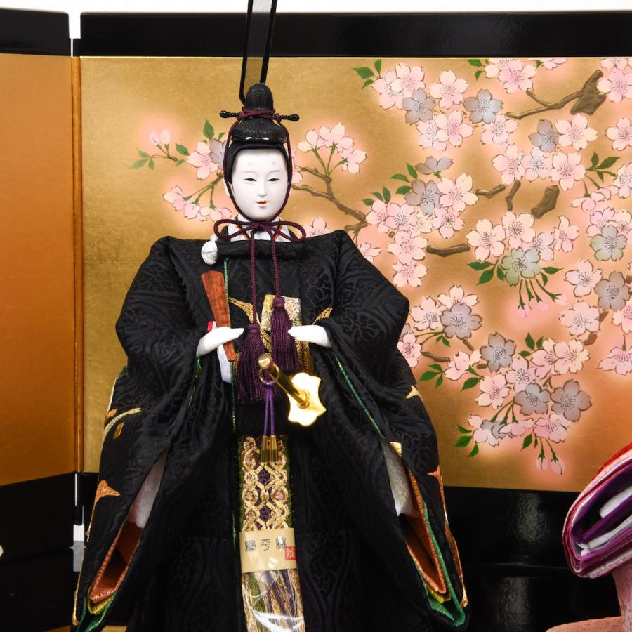 雛人形 立ち雛 恵林雛 本金蒔絵屏風 : 人形の館石倉 - 通販 - Yahoo
