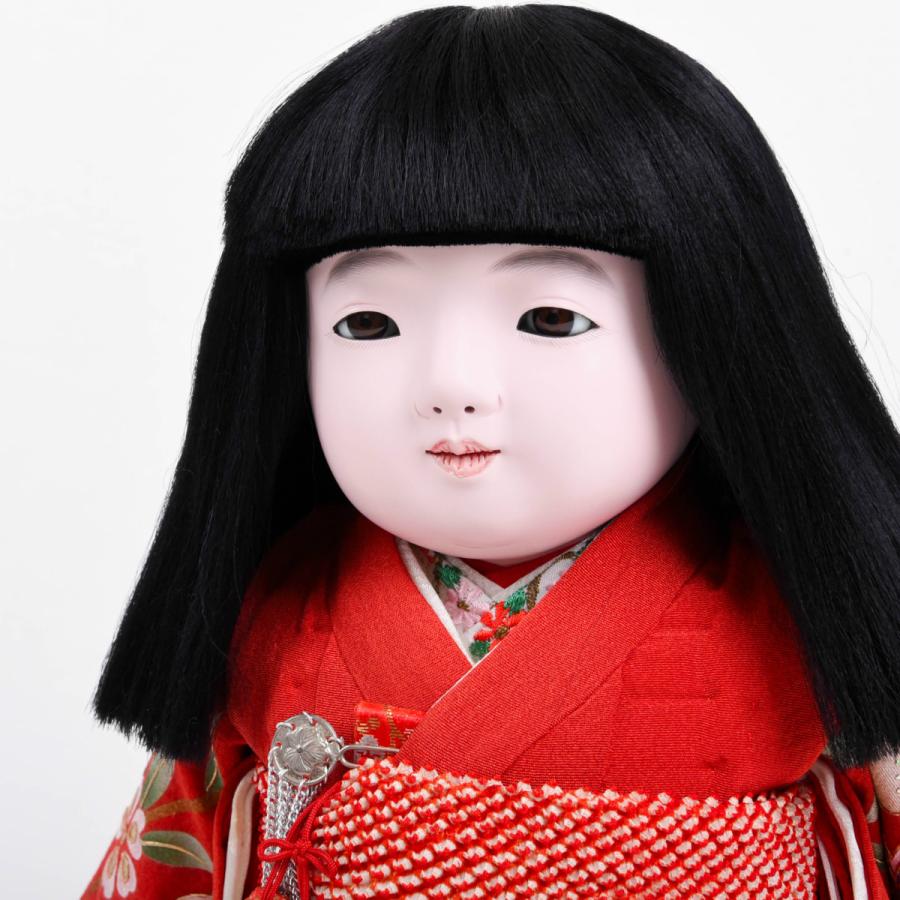 20-12-j おもちゃ 特撰 市松人形 友禅染 金彩