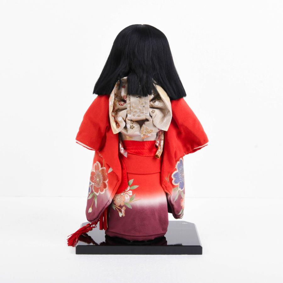 市松人形 正絹一越京染友禅 ぼかし染金彩色箔入り 松乾斎東光作 【送料