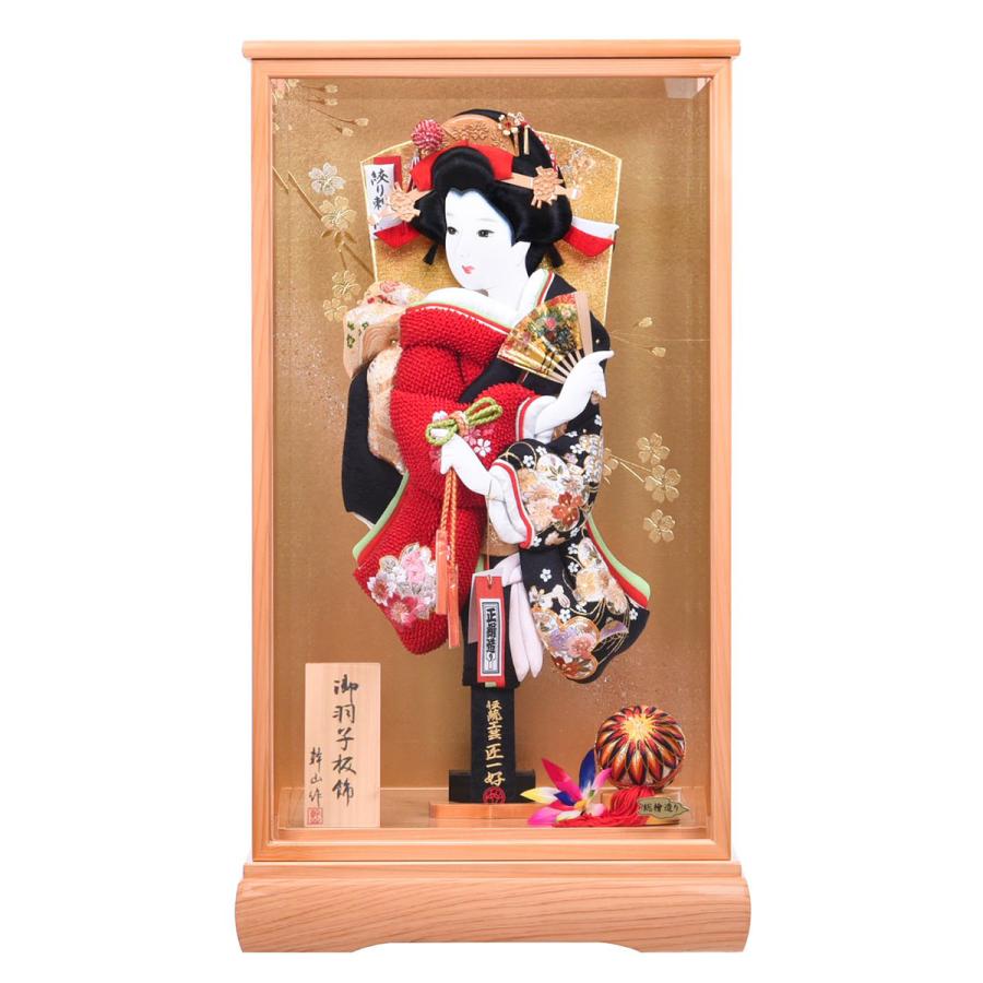 ケース入羽子板 雛人形 五月人形 鎧 兜 子供大将 羽子板 破魔弓 お顔やお道具類の交換も承ります 羽子板 極上鹿の子 出産祝い 出産記念品 正月飾り 送料無料 桧ひのき15号 羽子板