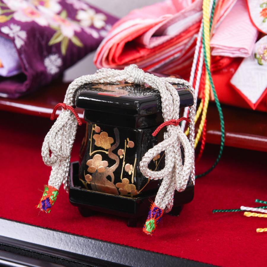 三五5人飾  特製 親王飾 雛人形 三五 ケース入親王飾り