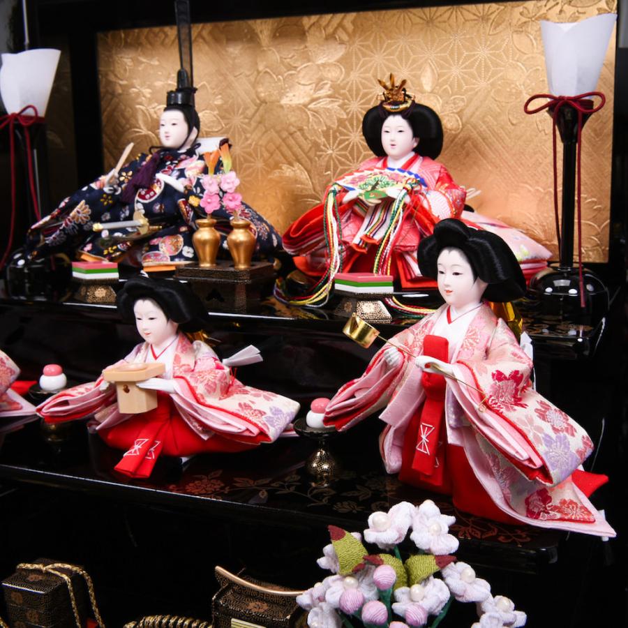 雛人形 芥子 簡単収納 小型収納 五人飾 : 人形の館石倉 - 通販 - Yahoo