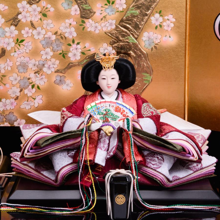 ひな人形 芥子 正絹 黄櫨染袍_4