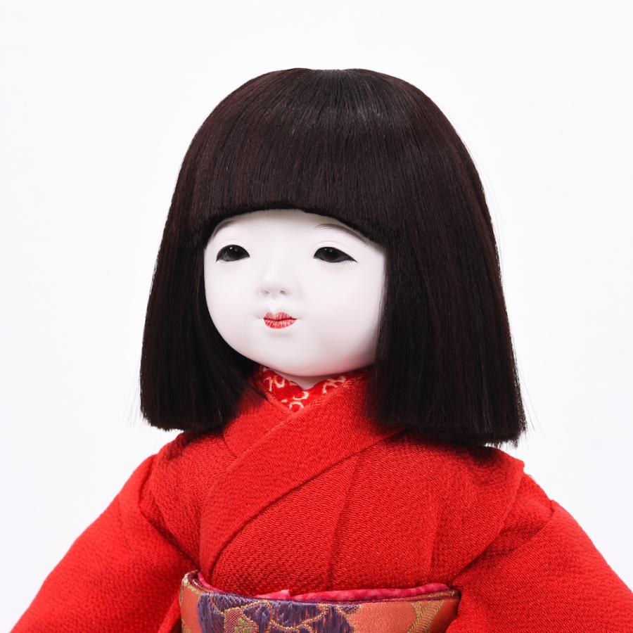 市松人形 久楽朋ペア赤と黒