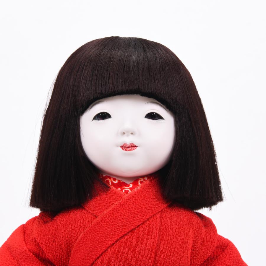 市松人形 単品 刺繍赤 工房 久楽 朋 : 人形の館石倉 - 通販 - Yahoo