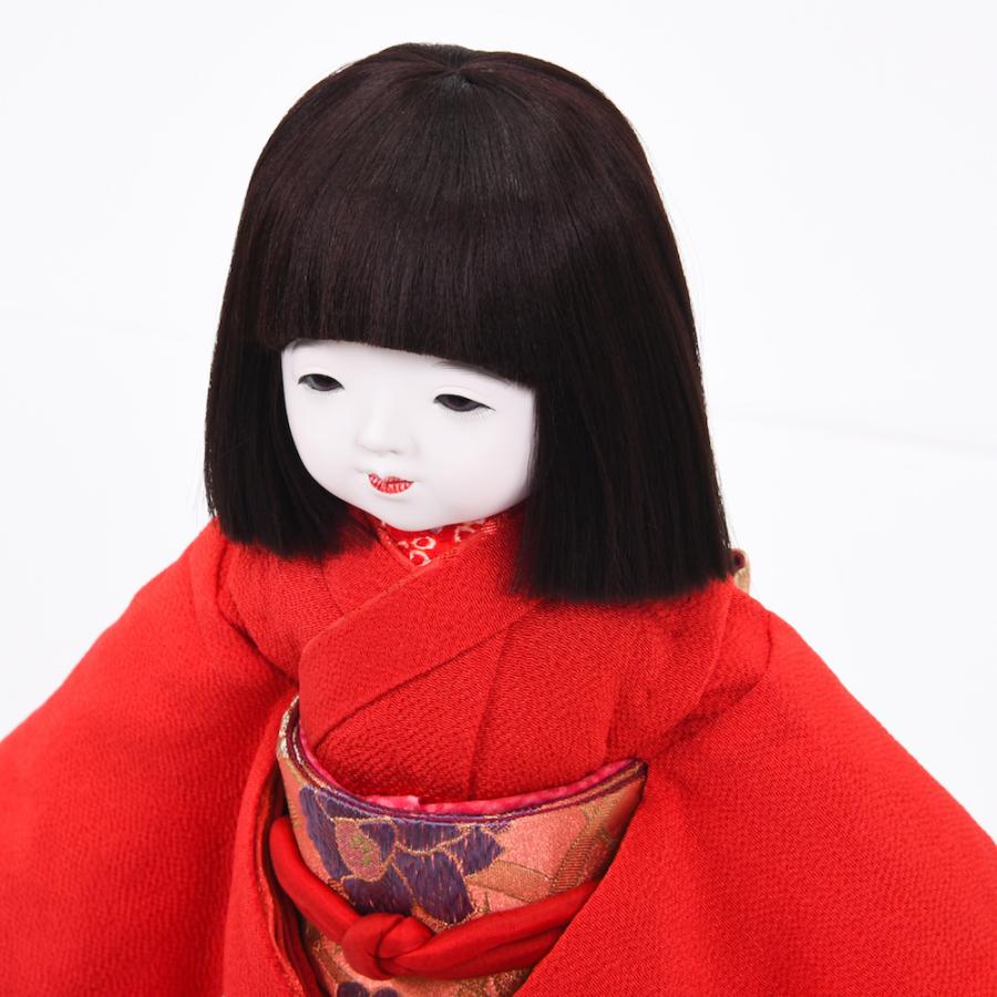 市松人形 単品 刺繍赤 工房 久楽 朋 : 人形の館石倉 - 通販 - Yahoo