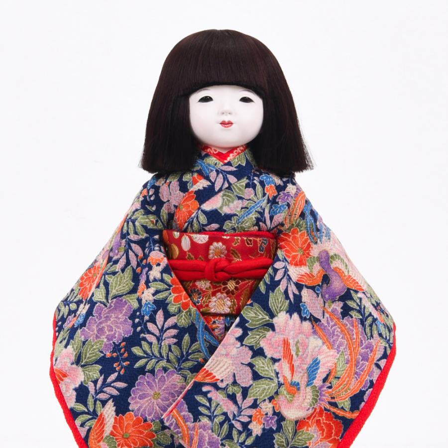市松人形 単品 花草鳳凰 工房 久楽 朋 : 人形の館石倉 - 通販 市松人形 単品 花草鳳凰 工房 久楽 朋 : 人形の館石倉 - 通販