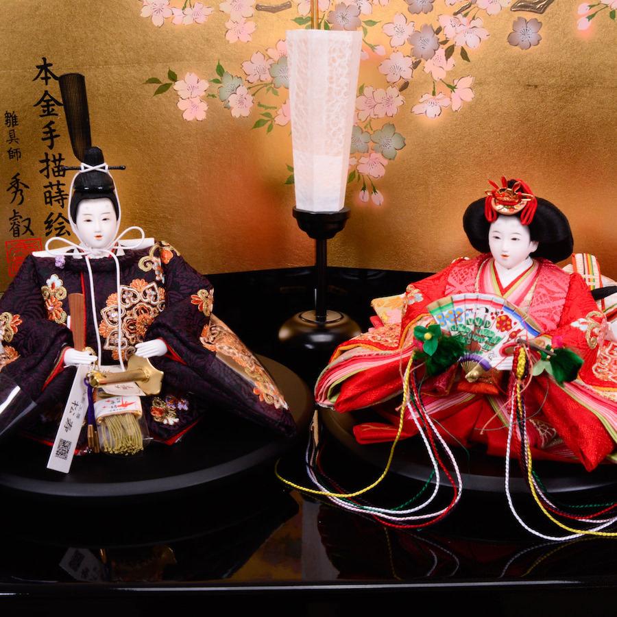 雛人形 京十二(芥子) 収納台 総刺繍華文唐草文様 小出松寿_11